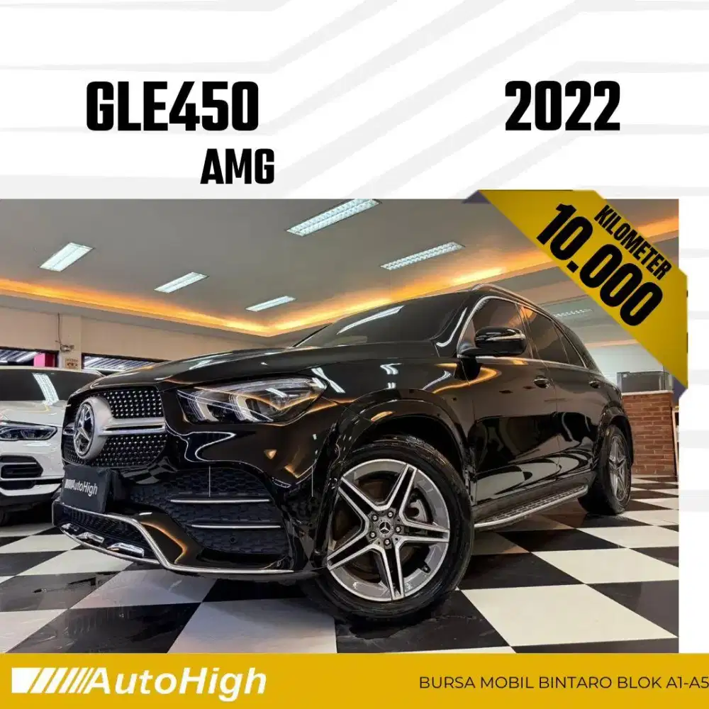 DP10% [Km10.000] GLE450 AMG 2022 Black / GLE 450 Reg 2021 #AUTOHIGH