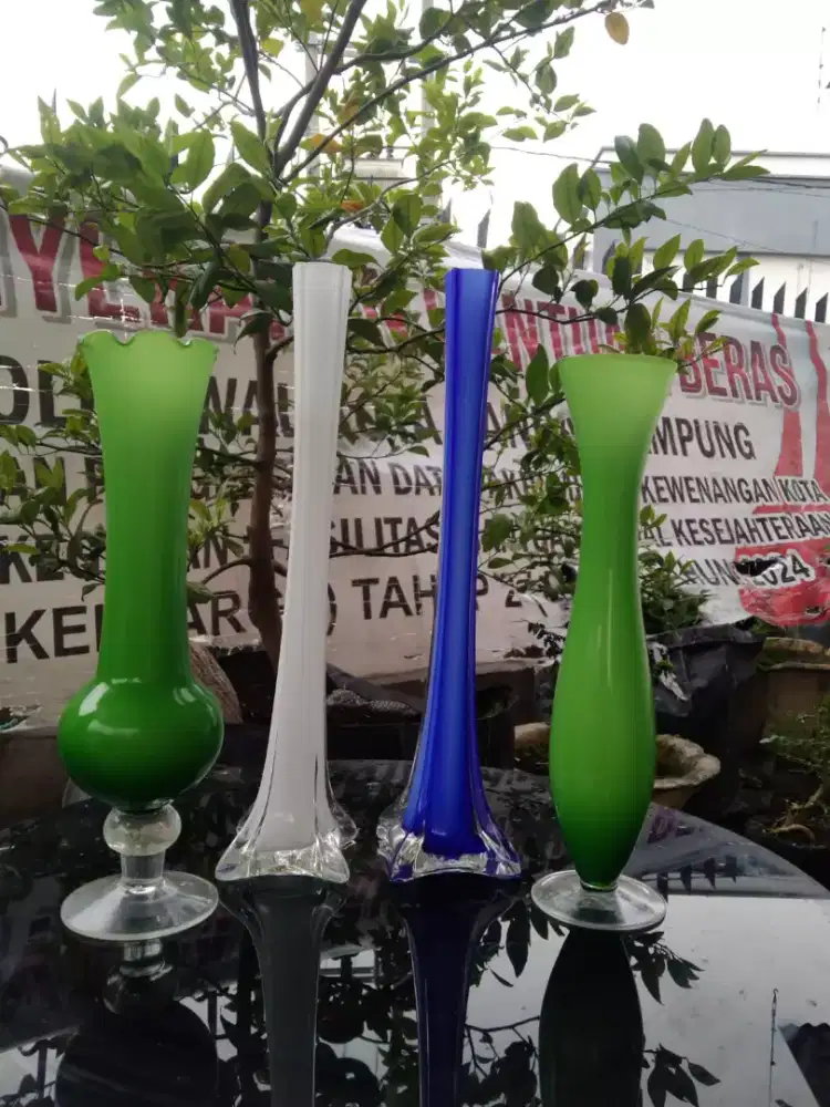 4 bh vas bunga jadul