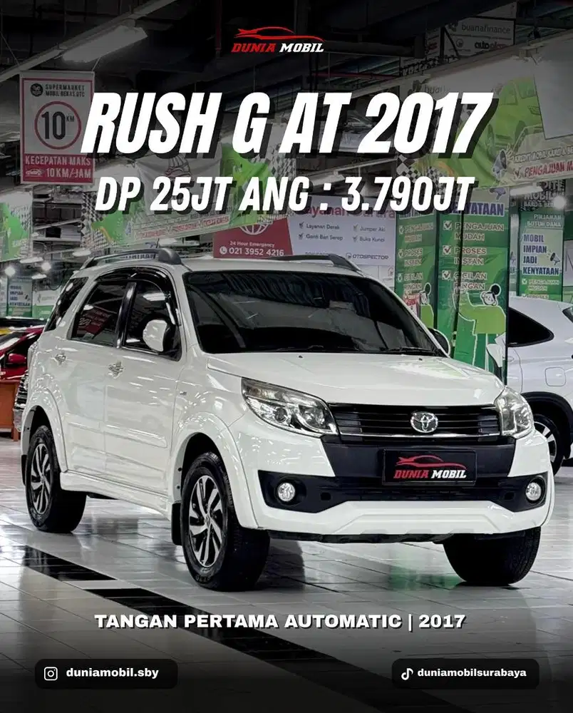 Rush 2017 / 2016 Toyota Automatic TRD Ultimo Bisa Tukar dengan Terios
