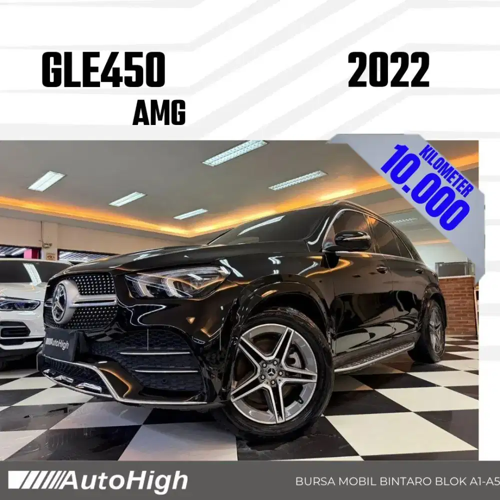 DP10% [Km10.000] GLE450 AMG 2022 Black / GLE 450 Reg 2023 #AUTOHIGH
