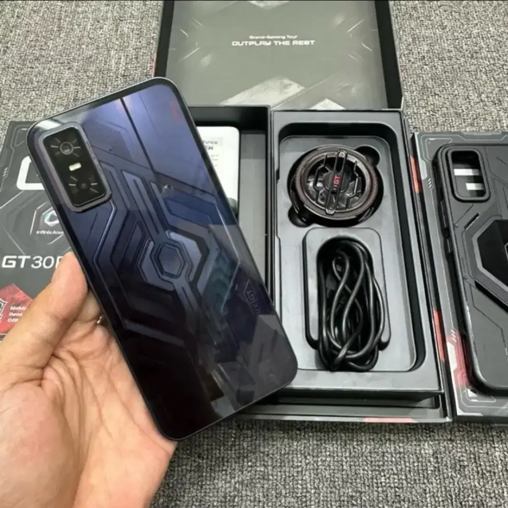 Infinix GT 30 PRO 5G 256GB + GT PRO GAMING KIT Fullset Mulus Resmi