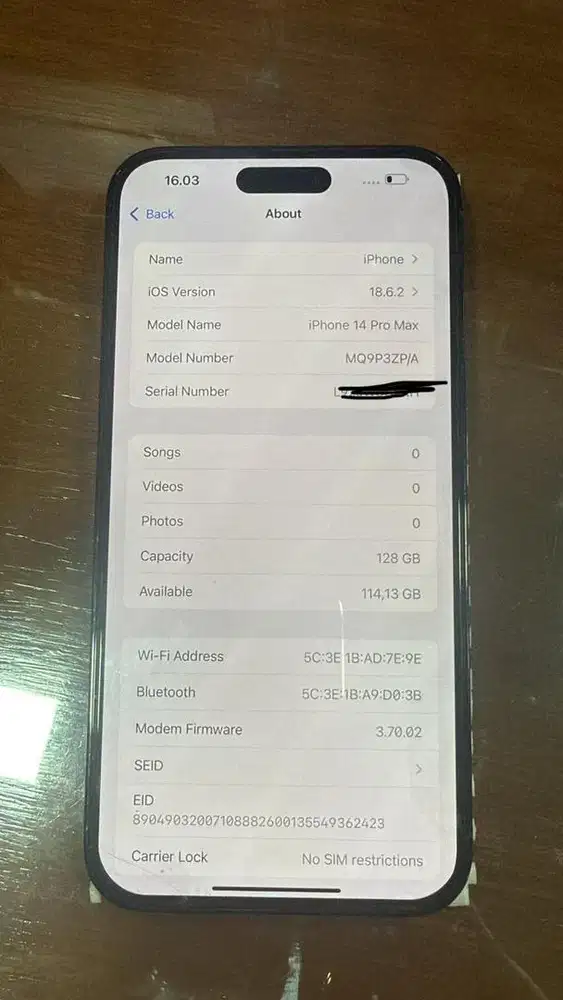 iPhone 14 Pro Max 128G Space Black