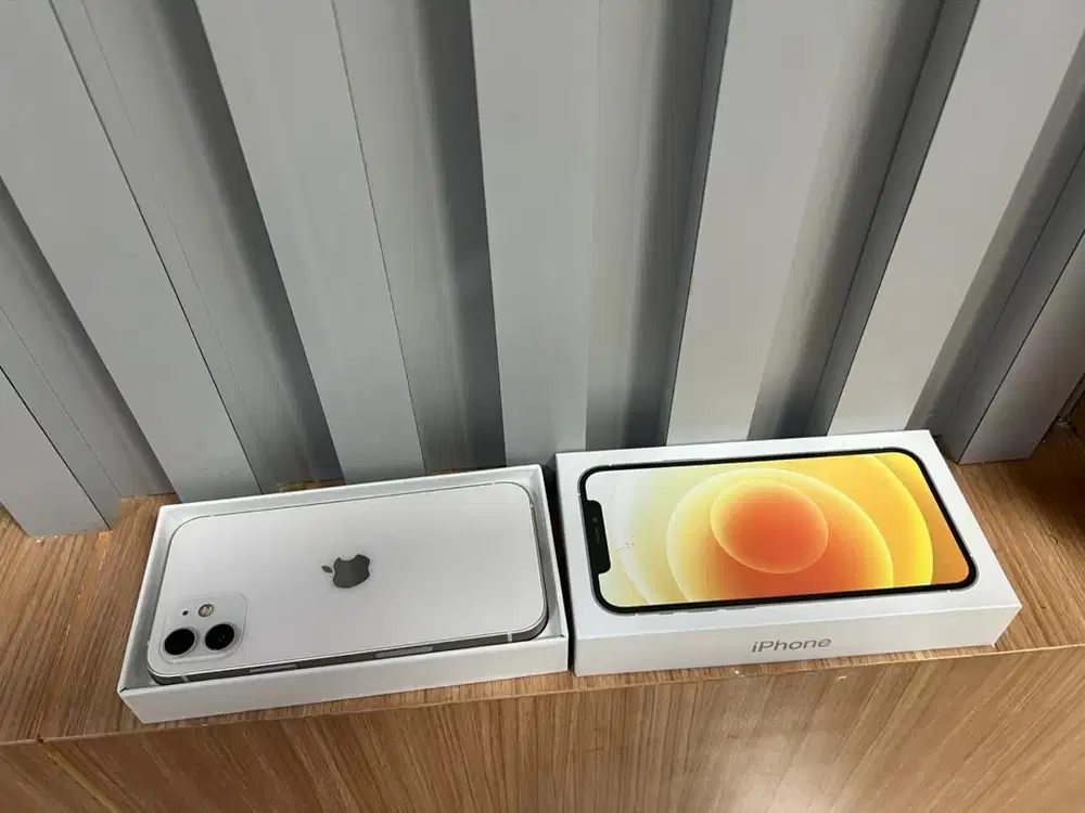 iphone 12 128gb HB 100% warna putih