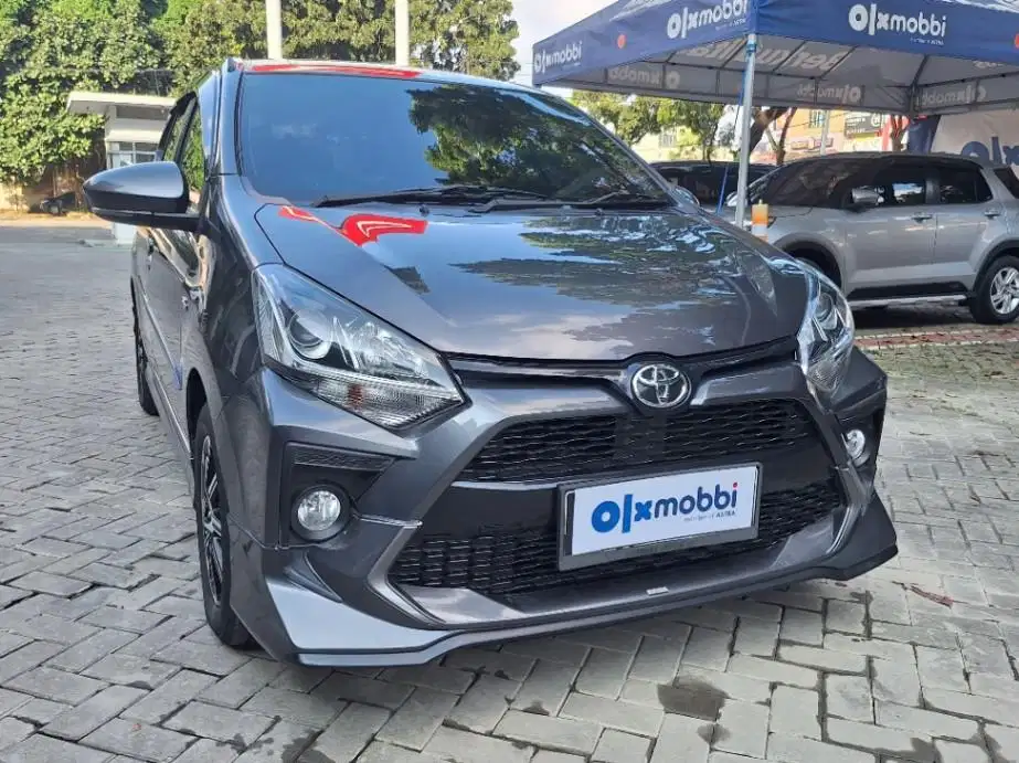 DP MURAH Toyota Agya 1.2 GR Sport Bensin-AT 2021 Abu-Abu CFARF