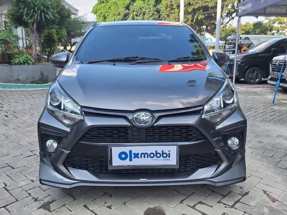 DP MURAH Toyota Agya 1.2 GR Sport Bensin-AT 2021 Abu-Abu CFARF