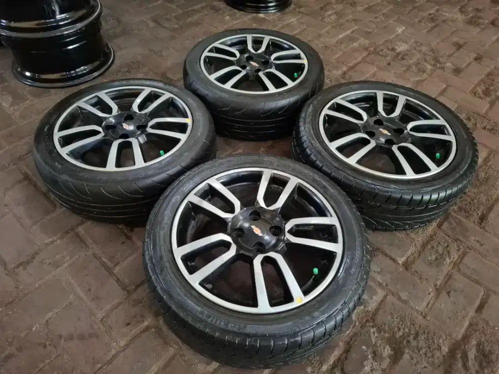 Velg Ban Tebal Ori Chevrolet Aveo R16 Spin Spark Lova March Datsun GO