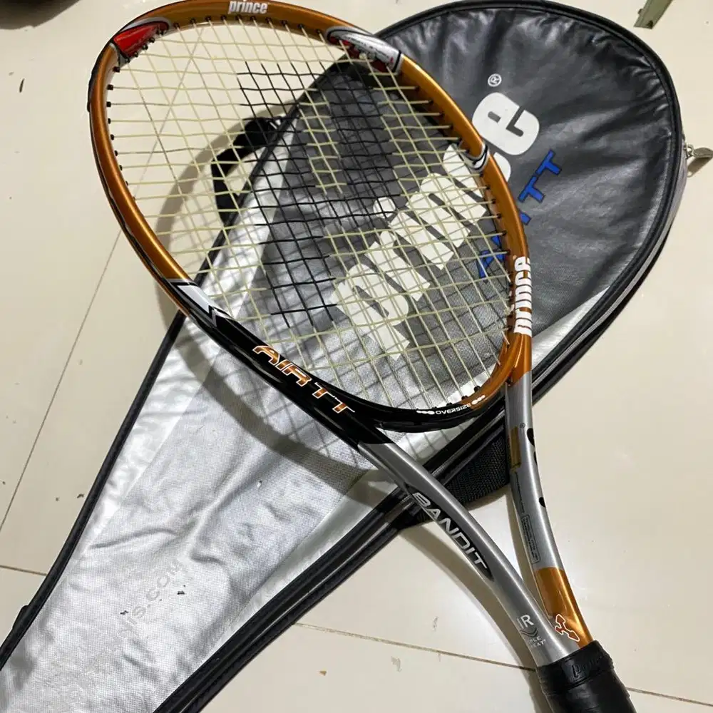 RAKET TENIS PRINCE AIR TT BANDIT TI 400 LIKE NEW ORIGINAL SIAP MAIN