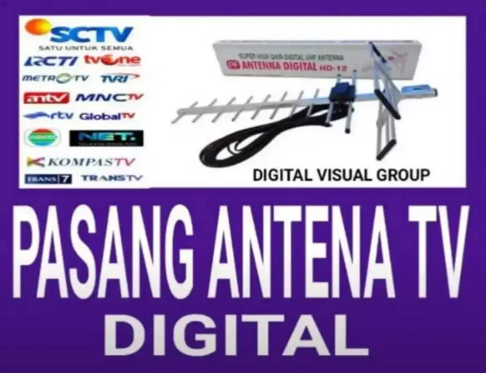 Sentral Jasa Pasang Antena TV Digital