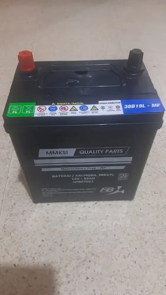 Aki mobil 35ah normal siap tes
