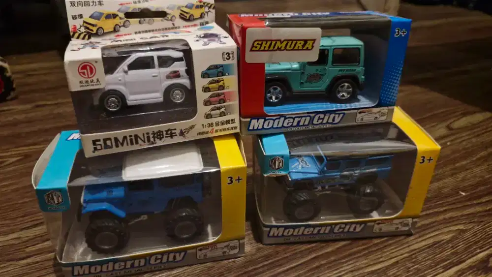 Miniature mobil borongan