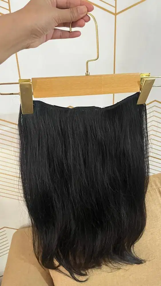 Hairclip 100% human hair 55cm
