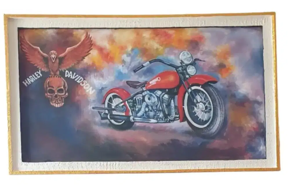 Lukisan harley davidson