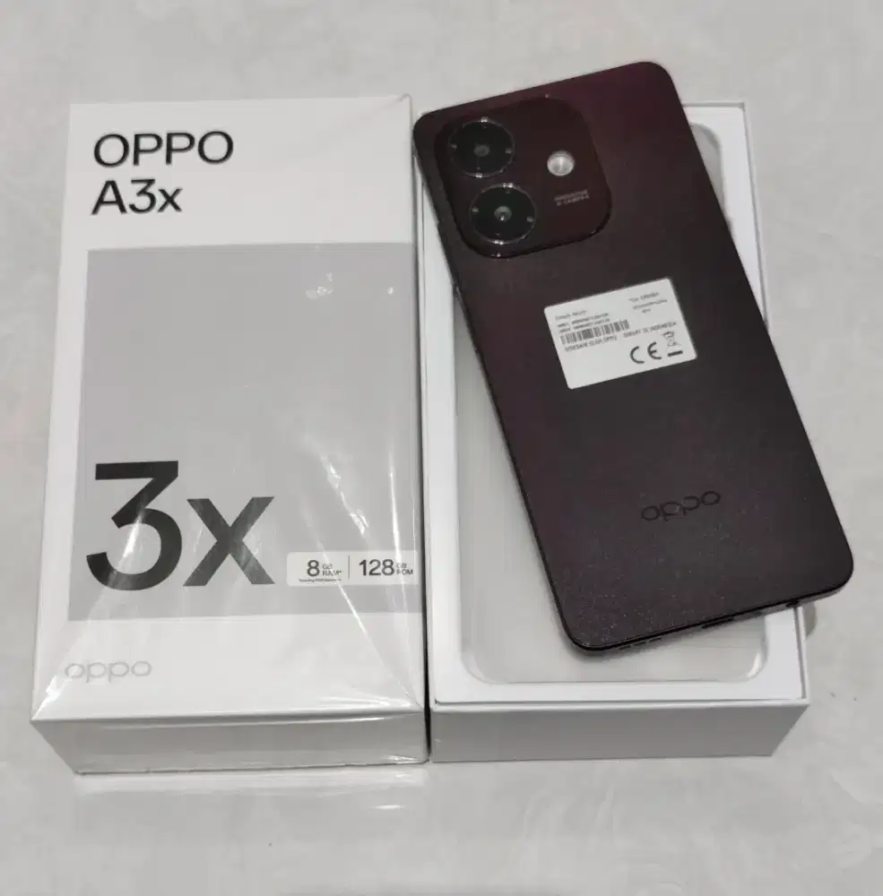 OPPO A3X 4+4/128GB FULSET ORIGINAL MULUS NO MINUS