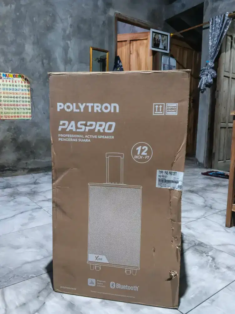 Speaker aktiv Politron paspro 12f7 portable 12inc.