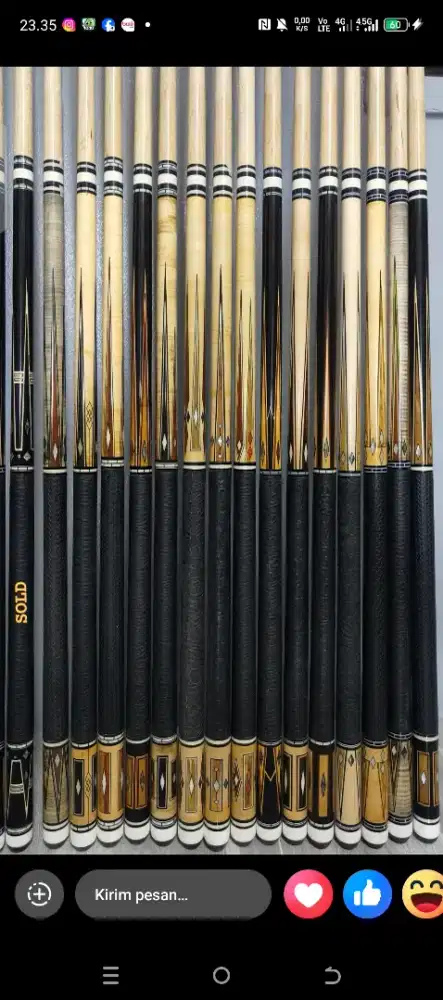 Stick billiard custom