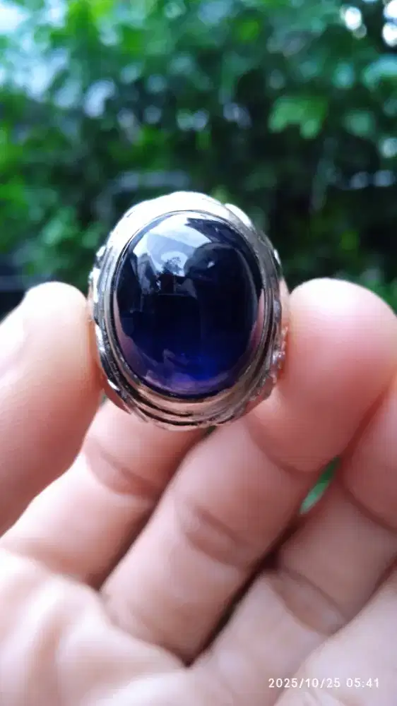BLUE SAFIR NATURAL KENTAL BIG SIZE