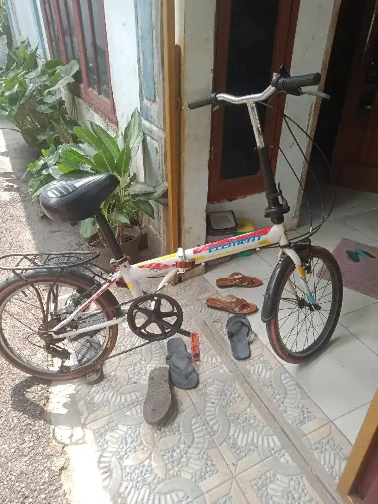 Sepeda lipat element sports U20 murah normal bisa pake.bisa barter/tt