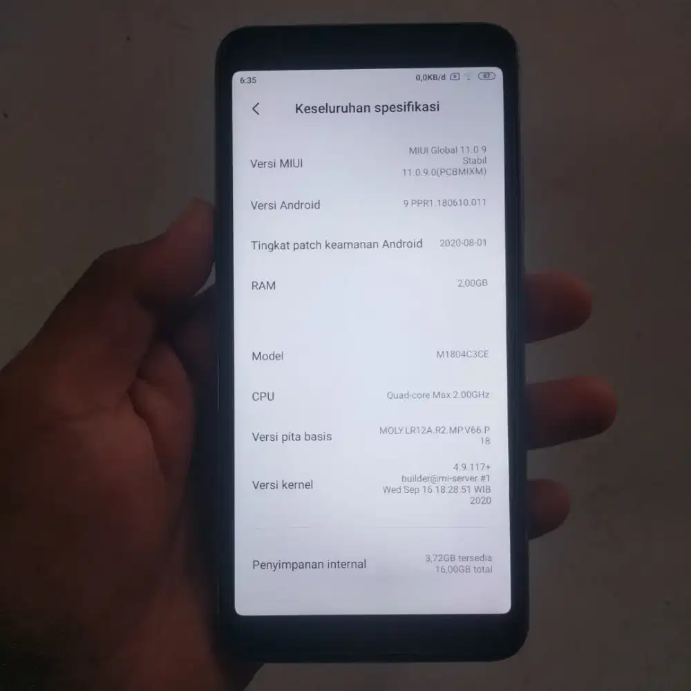 Xiaomi Redmi 6A Black Grey