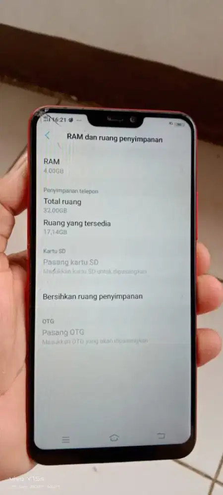 Vivo  y83 resmi 4/32 mnus retak normal smua