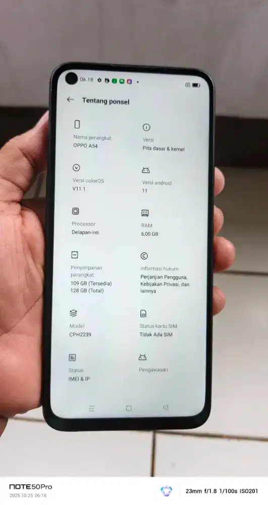 Opo  a54 resmi opo  6/128 lecet pmkyan ja