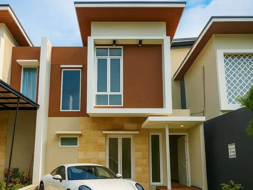 Rumah 2 Lantai Siap Huni di Villa Dieng Malang – FREE Biaya Lengkap, Lingkungan Eksklusif & Aman