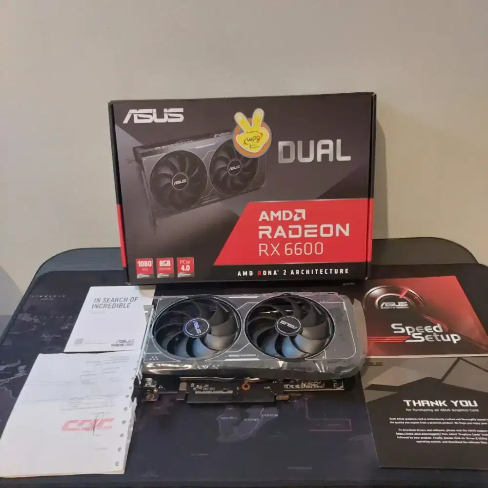 Asus Dual Radeon RX 6600 8GB GDDR6 Garansi WPG Jan 2028