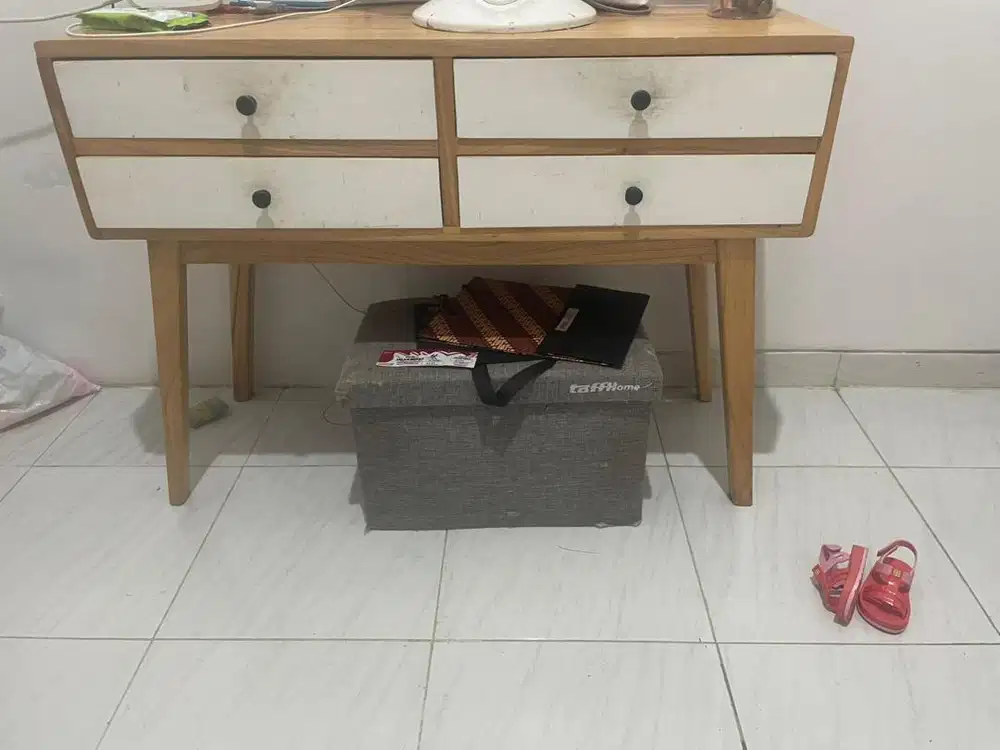 Meja konsol jati kekinian
