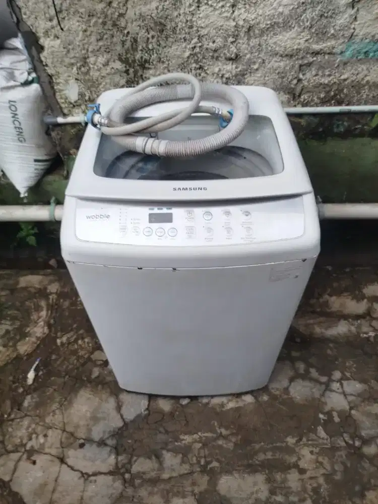 Bismillah dijual mesin cuci samsung top loding woomble normal