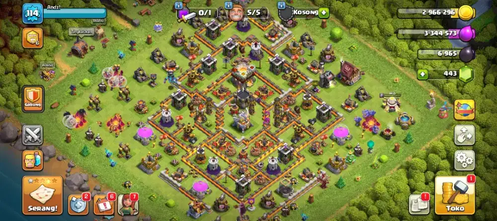 JUAL AKUN COC TH 11