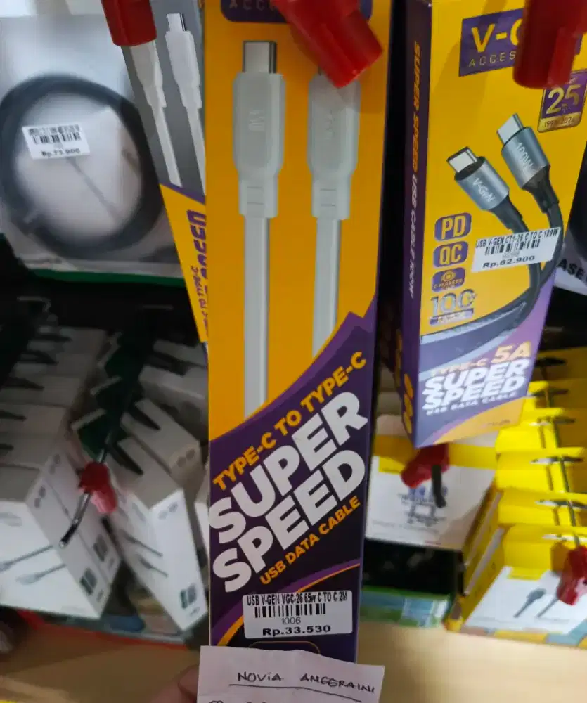 USB V-GEN VGC-26 65W C to C 2M | ATLANTIS DAHSYAT