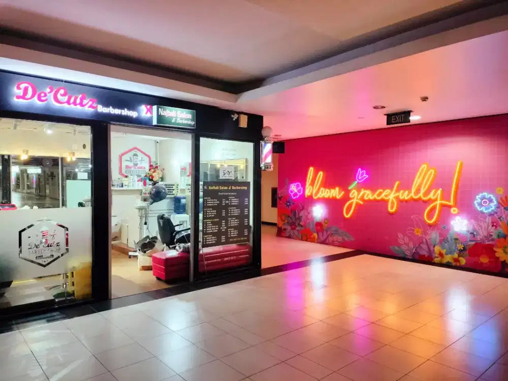 Perlengkapan usaha salin & barber lokasi PTC Mall