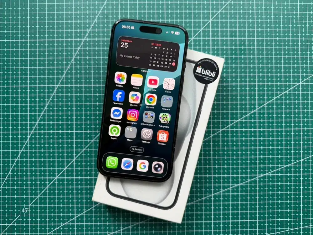Apple iPhone 15 128GB Black Resmi Bibli