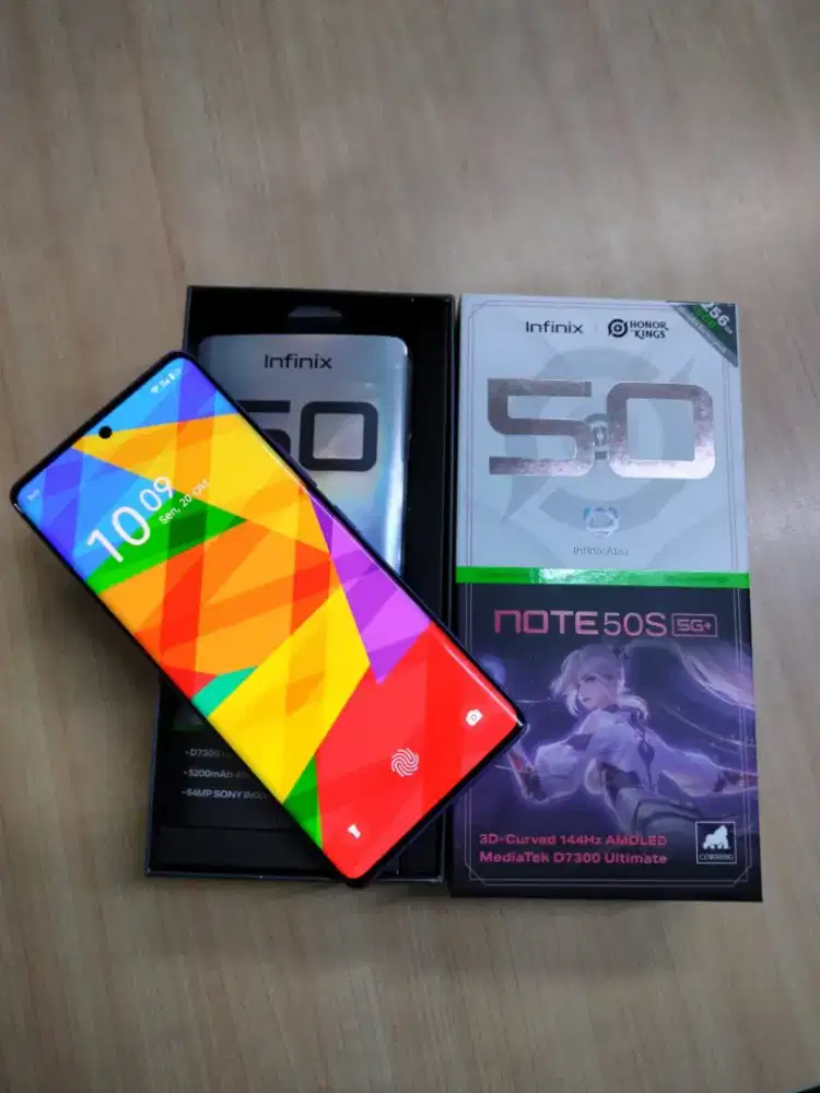 Infinix note 50s 5G+ 8/256GB fullset ori
