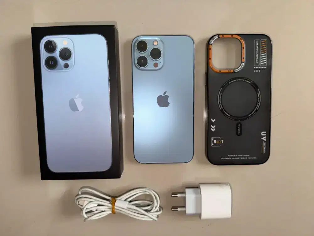 Iphone 13 Pro Max 256gb Original IBOX Sierra Blue Fullset