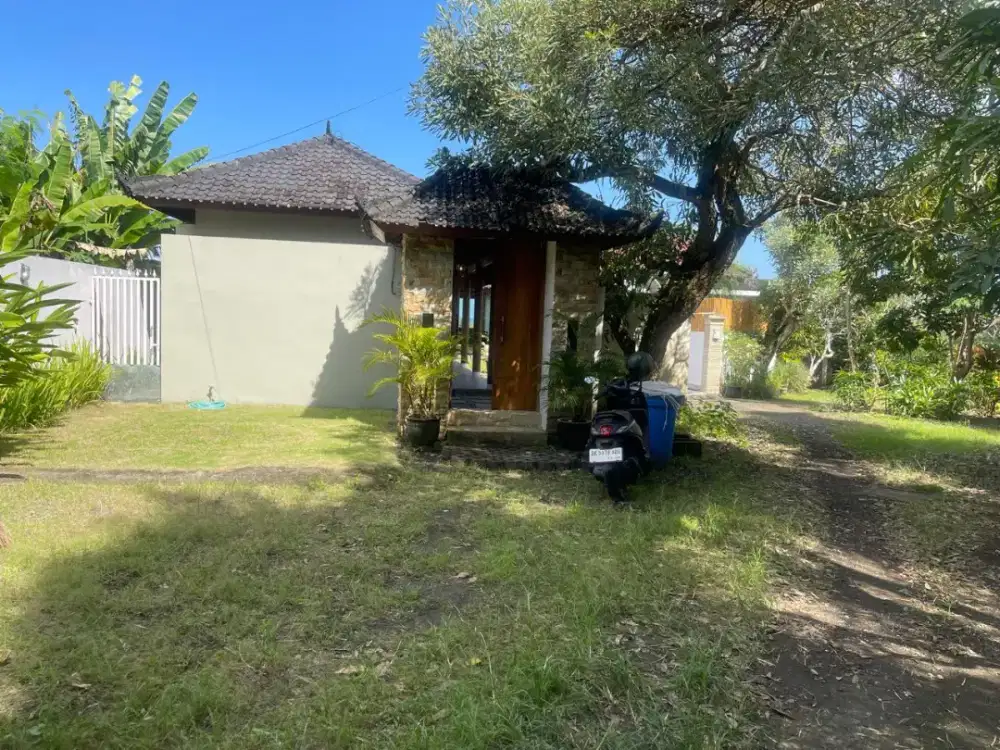 Full furnished villa.
Vew sea and rice fields