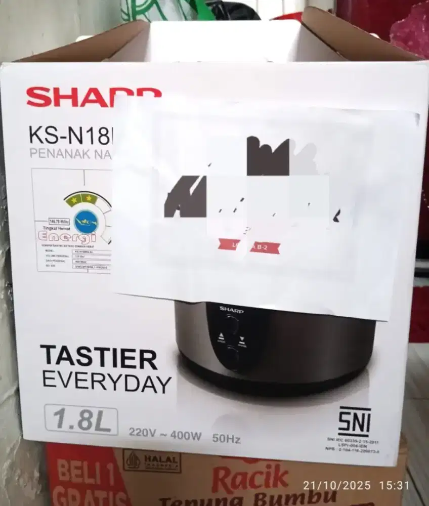 Rice cooker sharap