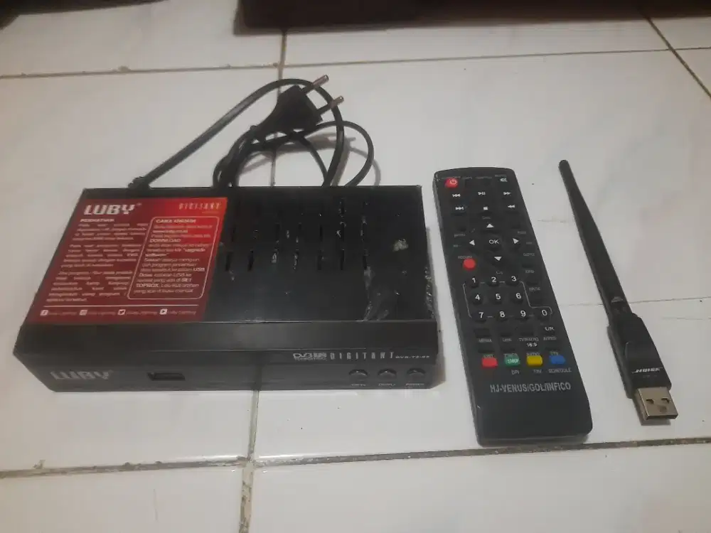 Stb Luby + Remote+dongle