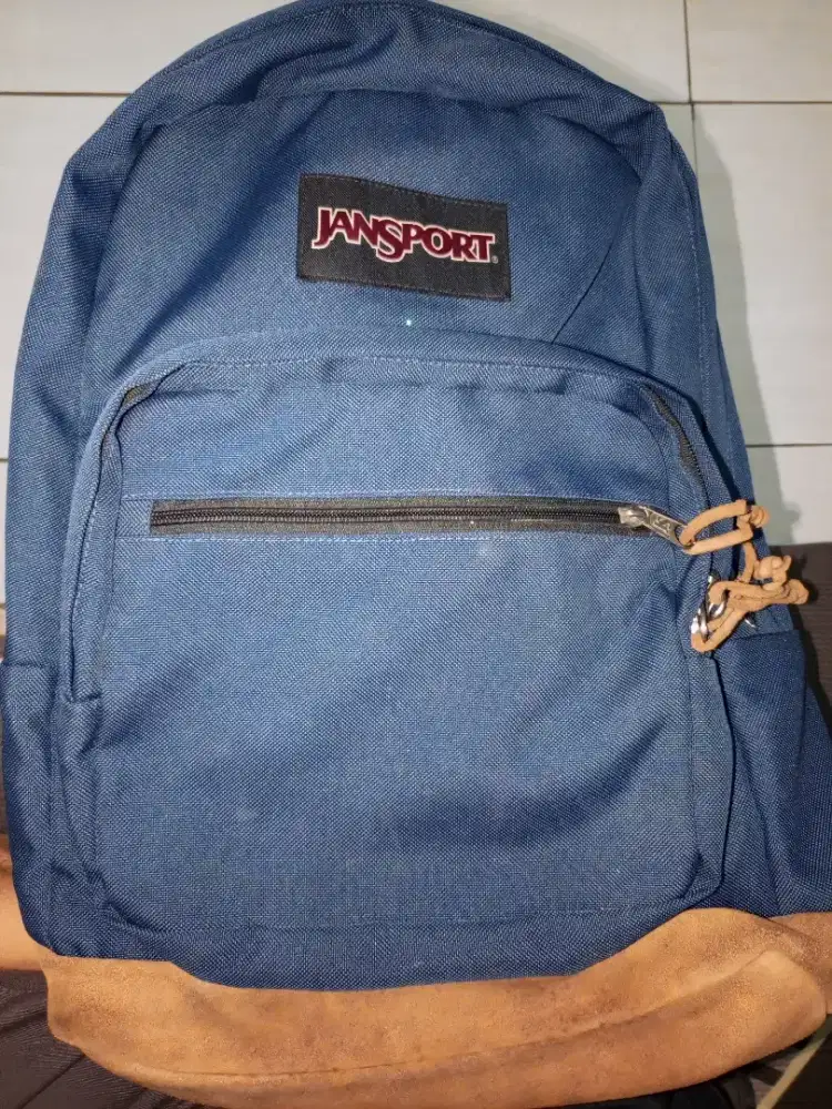 tas jansport navy blue