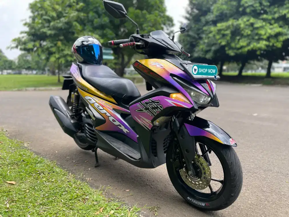 Yamaha AEROX 155 VVA pemakaian cewek surat lengkap full original