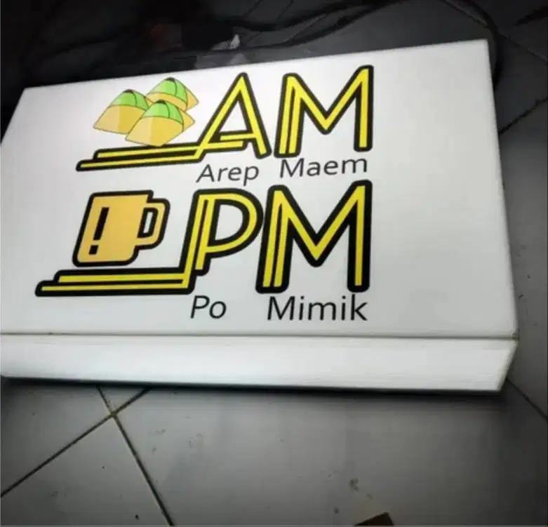 NEONBOX REKLAME Huruf Timbul//Papan Nama//Neon Box//Reklame//Acrylic