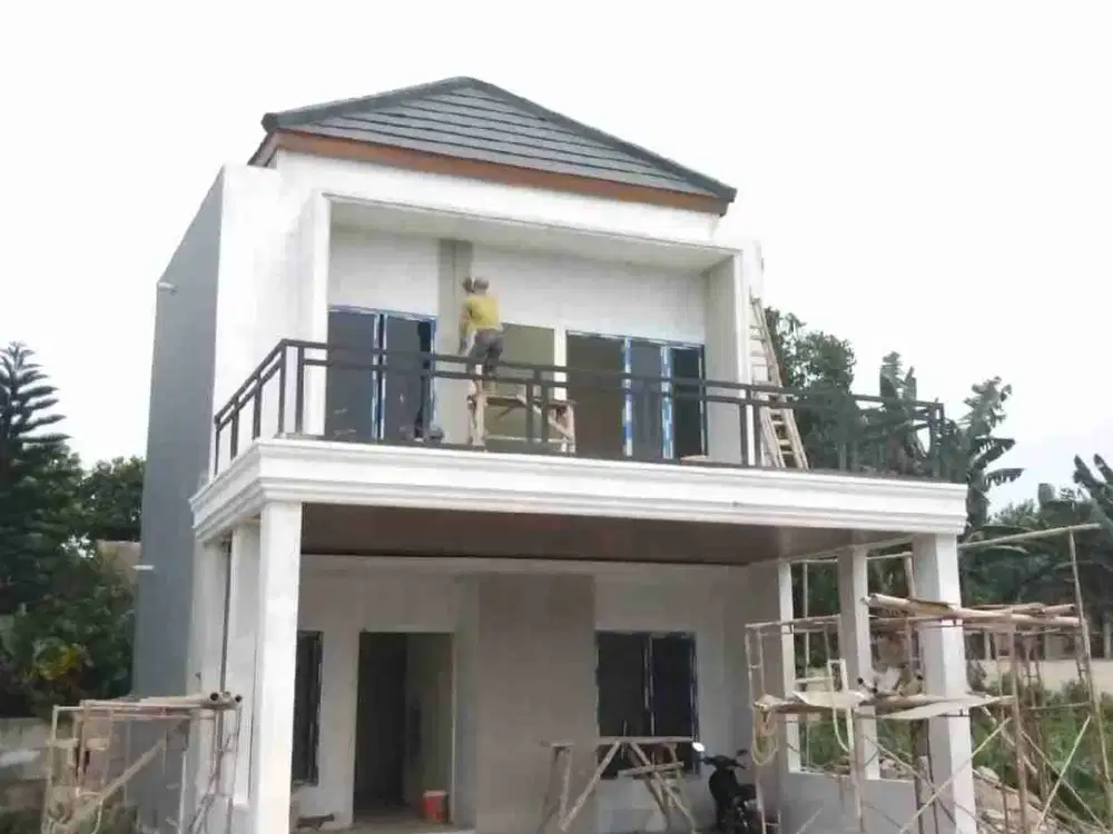 rumah 2 lantai dalam cluster sangat luas free custome layout