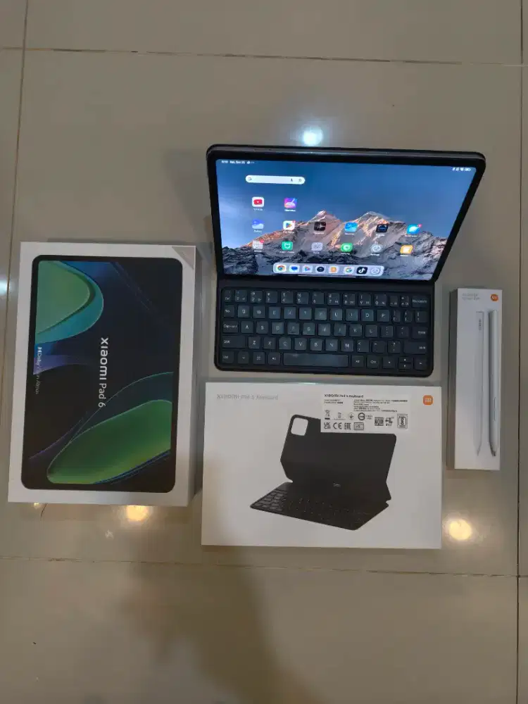 Xiaomi Pad 6 Full Set (keyboard & Pen) | Blue Mist | 8GB 256 GB