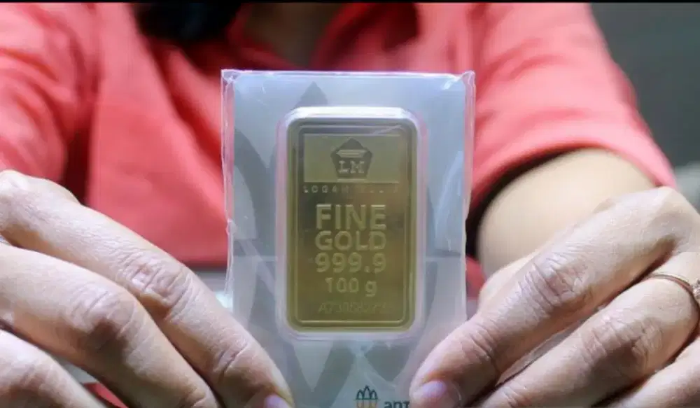 Emas Antam 100Gr Certified Lengkap Surat Surat