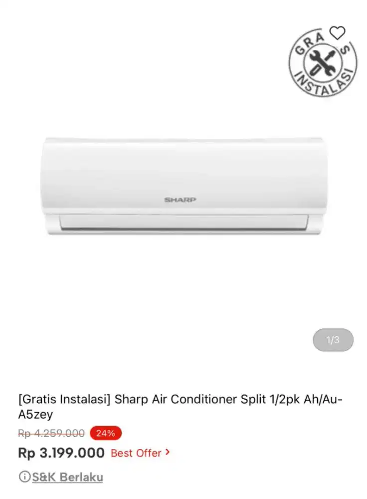 Ac sharp split 1/2pk