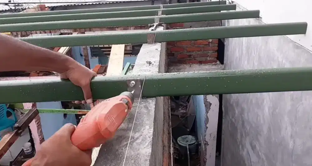 Rangka atap CNP  penutup spandek 03