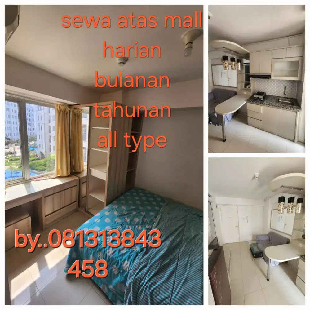 Di sewakan kembali apartemen 1bedroom atas mall Bassura bukan studio