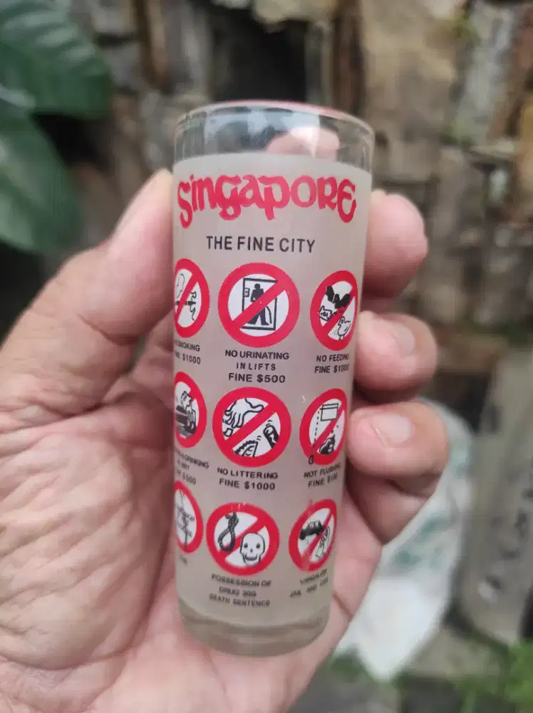 Mainan anak gelas sloki shooter glass Singapore  model slim dan tinggi