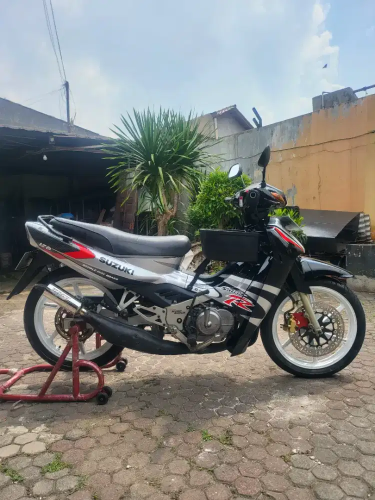 Suzuki Satria RU 120 Lumba 2004/2003 Pajak Panjang Orisinil Siap Pakai