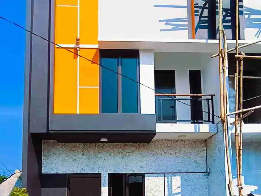 Rumah 2 Lantai Modern Skandinavian Dekat Stasiun Citayam Depok