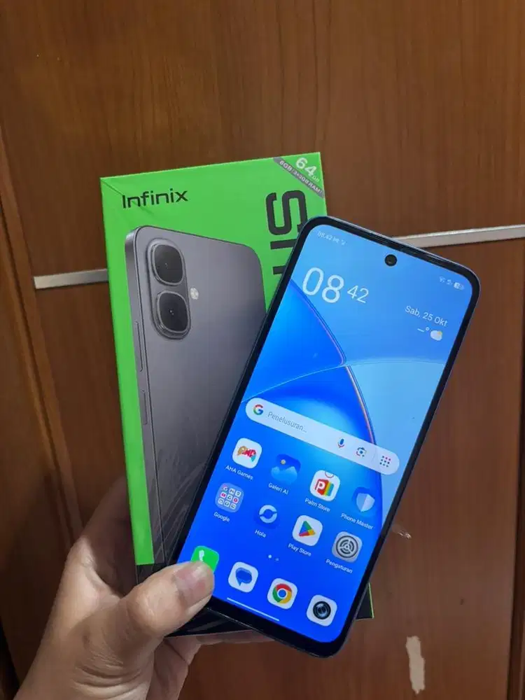 Infinix Smart 10 3/64 blue bnob - baru buka segel